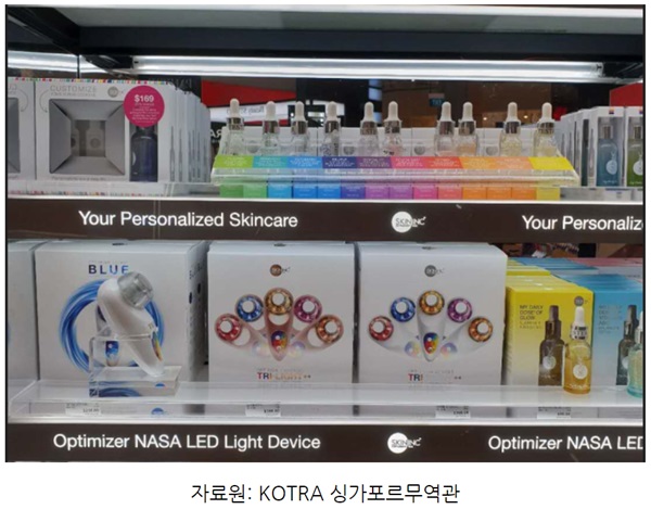 싱가포르 미용기기 시장동향