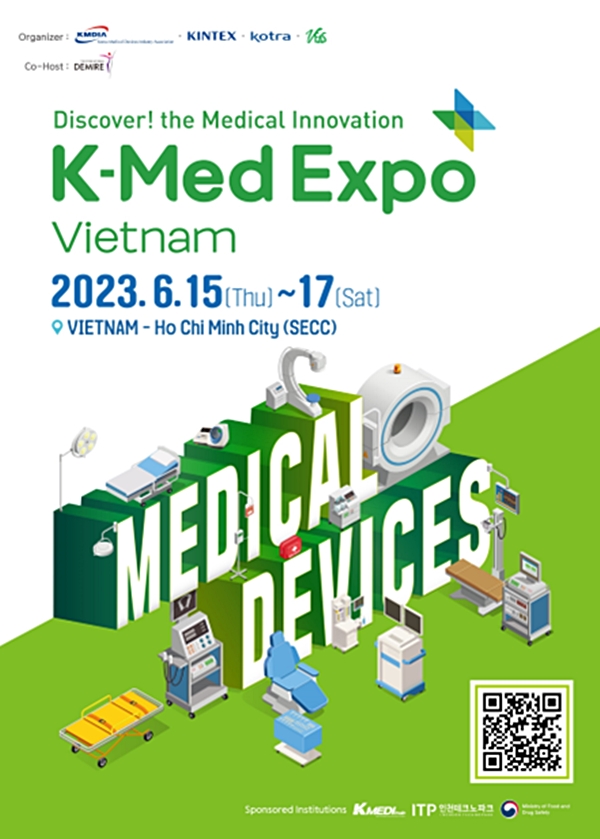 ▲&nbsp;'K- Med Expo Vietnam 2023' 포스터<br>
