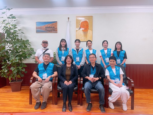 ▲투우아이막 보건청 방문