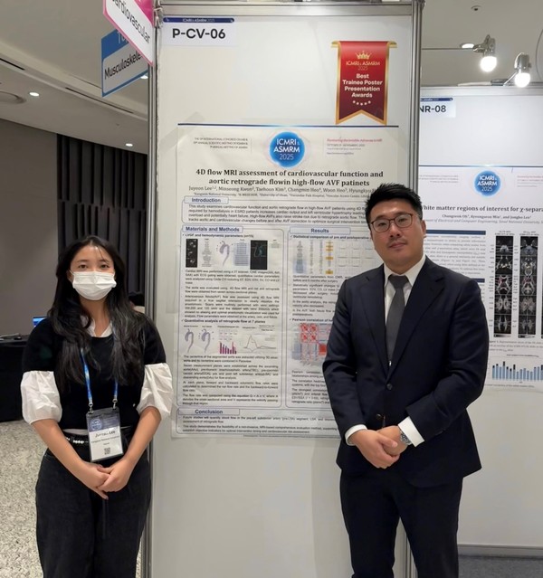 ▲왼쪽부터 이주연 파견연구원, 허형규 선임연구원