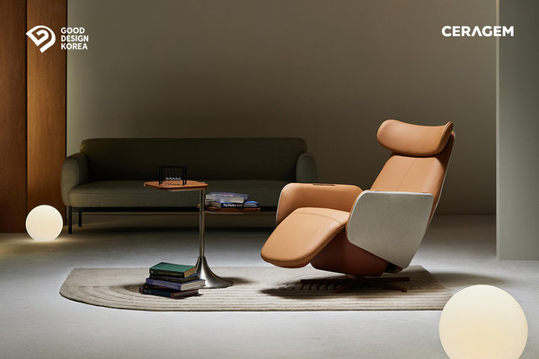 ▲2025 굿디자인 코리아 특허청장상을 수상한 ‘셀트론 순환 체어’<br>