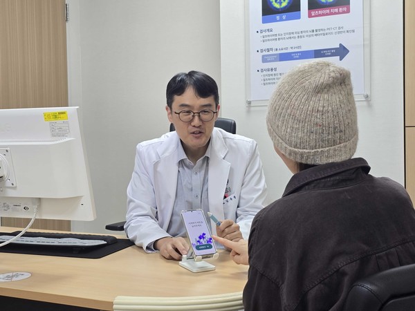 ▲용인세브란스병원 정신건강의학과 김우정 교수 상담 모습